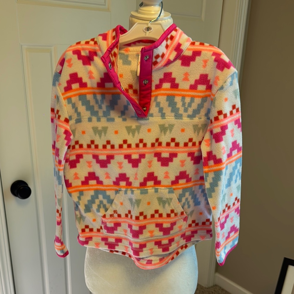 Colorful Geometric Patterned Pullover